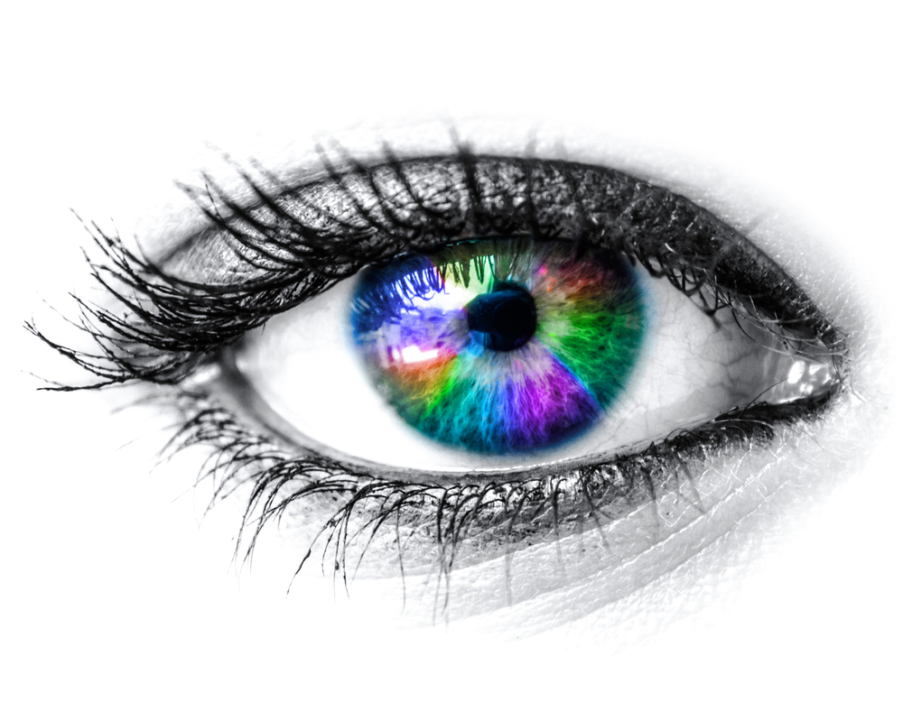 Colorful eye